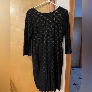 Ronni Nicole black dress